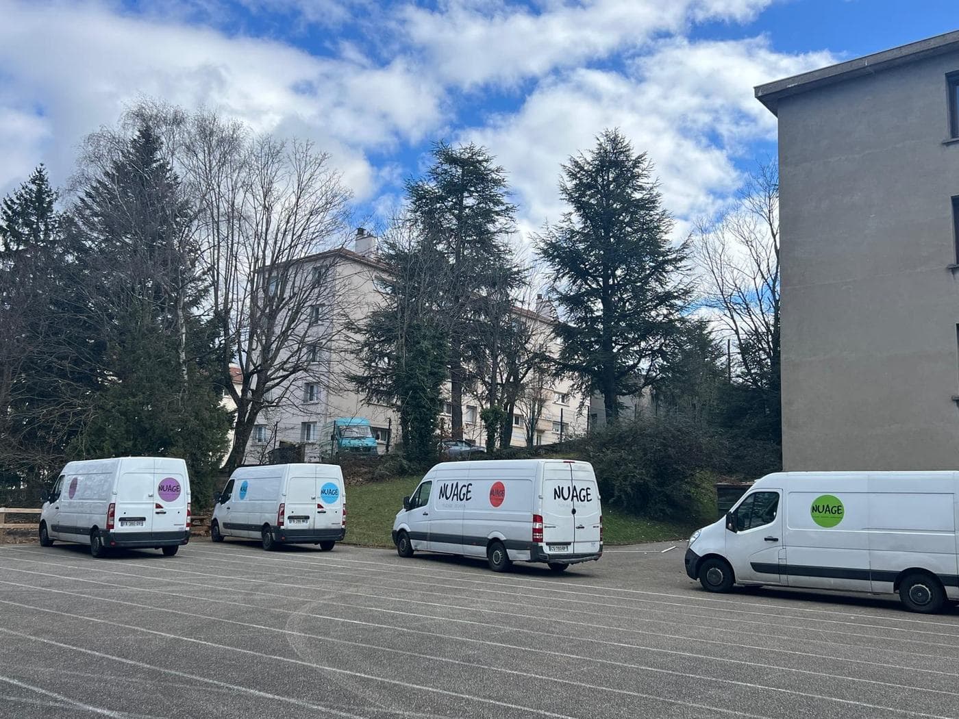 Les camions NUAGE — La flotte